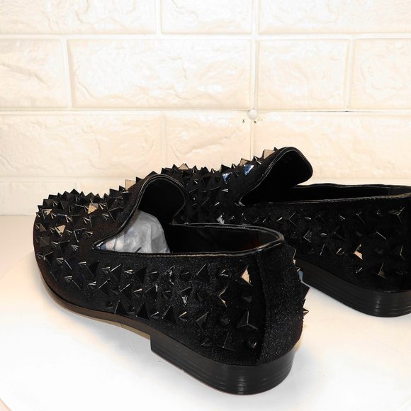 Tallia Treviso Black Velvet Chic Loafers 7.5 M main image 7